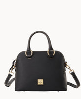 Pebble Grain Domed Satchel