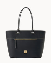 Pebble Grain Large Zip Tote