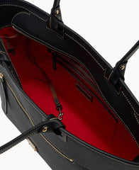 Pebble Grain Large Zip Tote