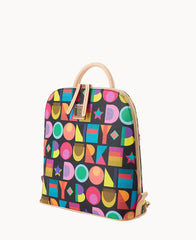 Art Deco Zip Pod Backpack