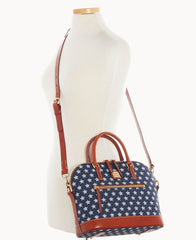 MLB Astros Domed Zip Satchel