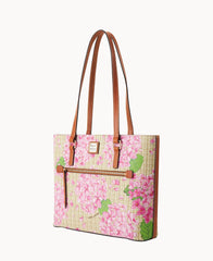 Hydrangea Basketweave Shopper