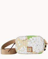 Hydrangea Basketweave Belt Bag