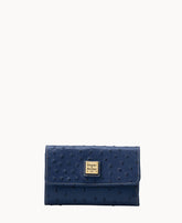 Ostrich Flap Wallet