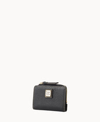 Pebble Grain Zip Credit Card Wallet 12