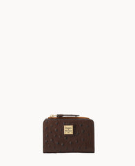 Ostrich Zip Credit Card Wallet 12