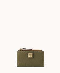 Pebble Grain Zip Credit Card Wallet 14