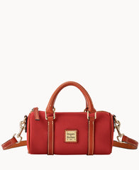Pebble Grain Crossbody Barrel Satchel 20