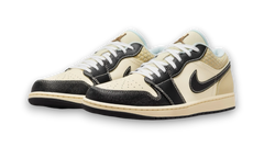 Jordan 1 Low SE Coconut Milk Black Muslin