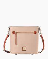 Pebble Grain Zip Crossbody
