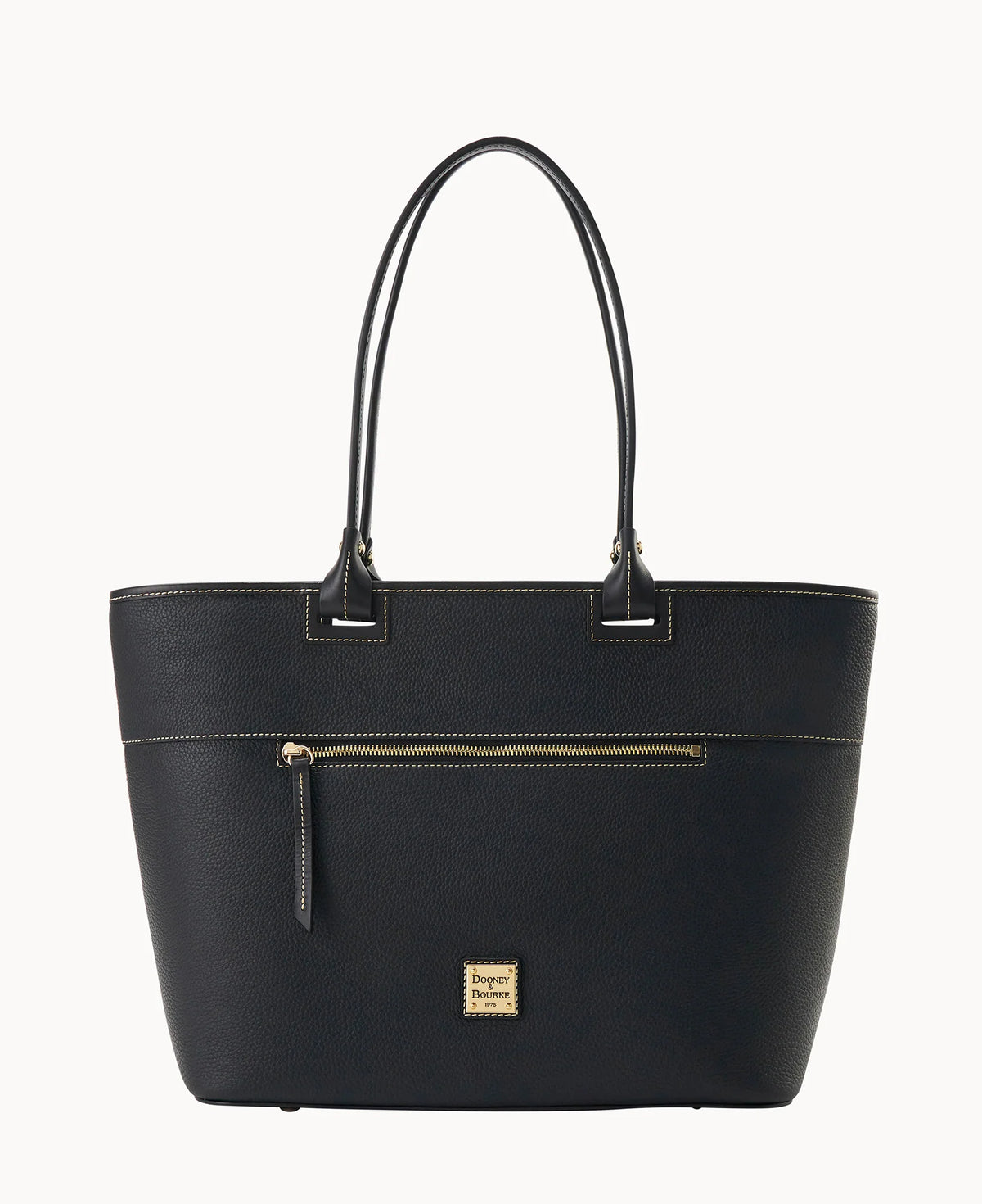 Pebble Grain Large Zip Tote