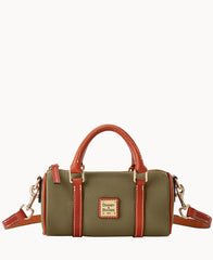 Pebble Grain Crossbody Barrel Satchel 20