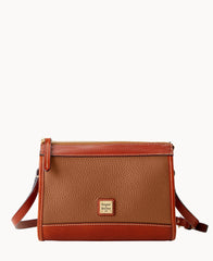 Pebble Grain Zip Crossbody