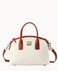 Pebble Grain Domed Satchel