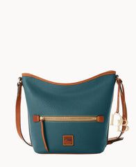 Pebble Grain Zip Sac