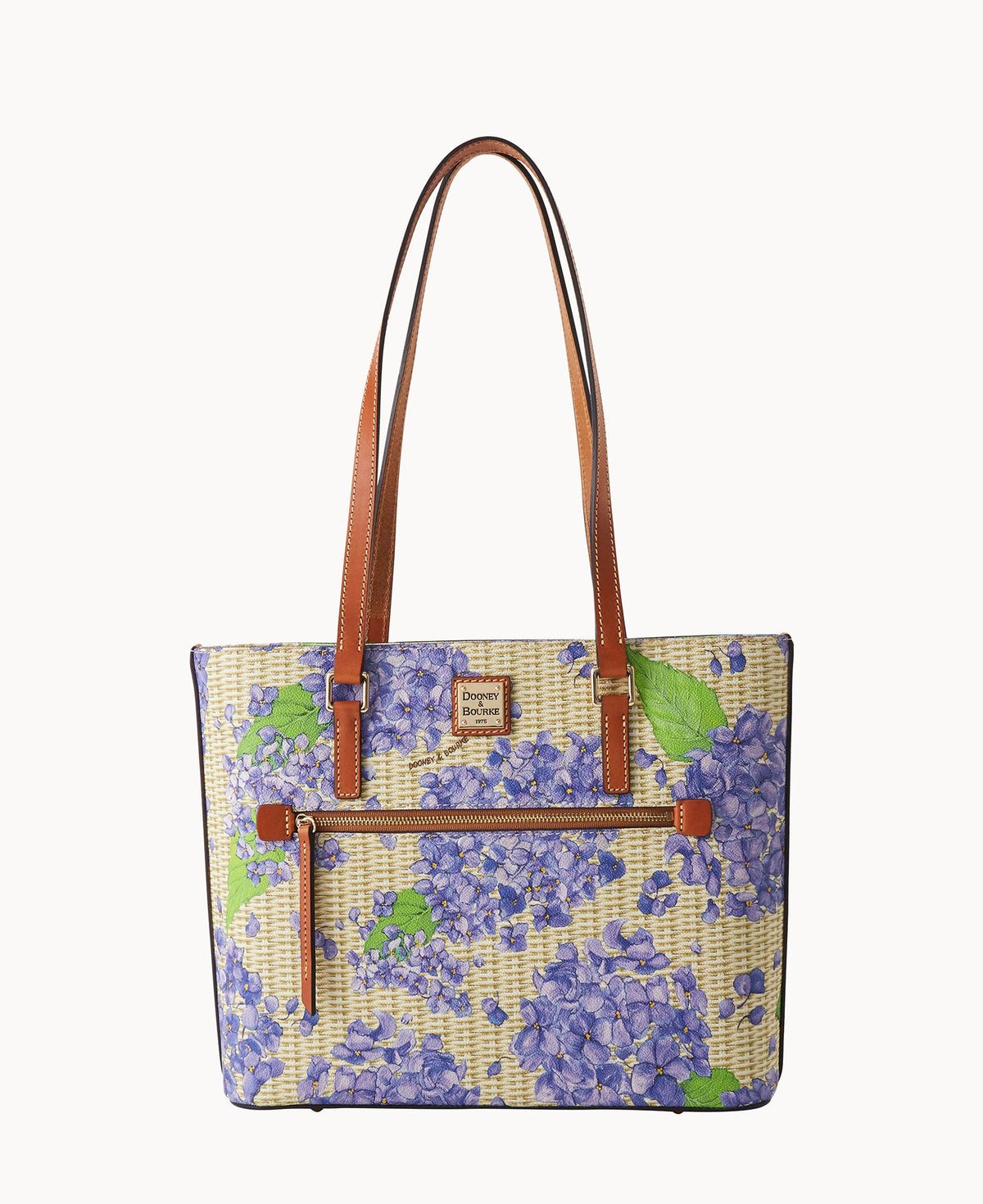 Hydrangea Basketweave Shopper