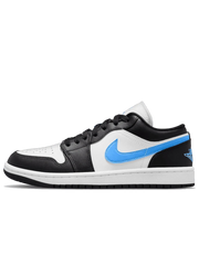 Jordan 1 low	Black University Blue White (W)