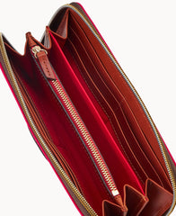 Eastham Large Zip Around Wristlet