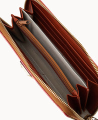 NFL 49ERS Large Zip Around Wristlet