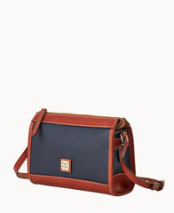 Pebble Grain Zip Crossbody