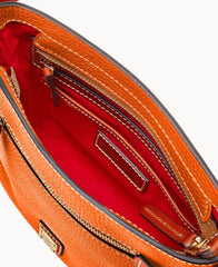 Pebble Grain Small Zip Crossbody